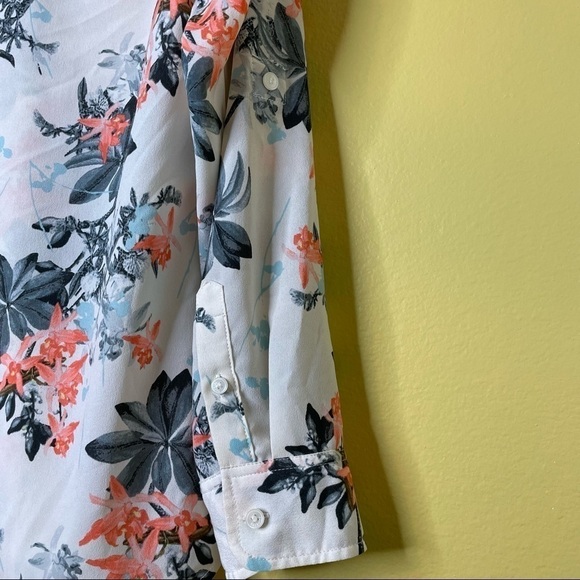 Talbots Nantucket Floral Button Down Shirt - Picture 3 of 7